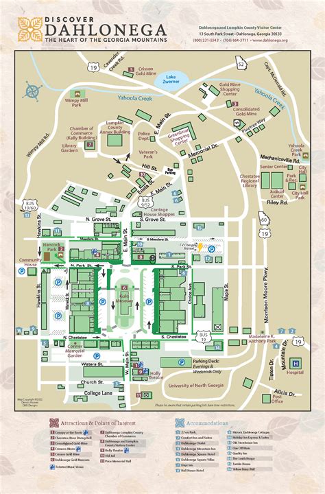 dahlonega ga map.